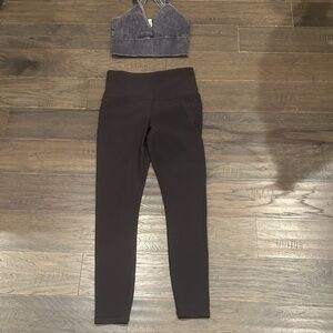 Athleta + Zenana Set - Black high-waisted leggings + Zenana tank